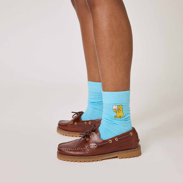 Rowing Blazers Winnie-the-Pooh Socks Blue