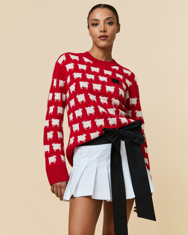 Rowing Blazers Women's Bow Pleated Skirt White