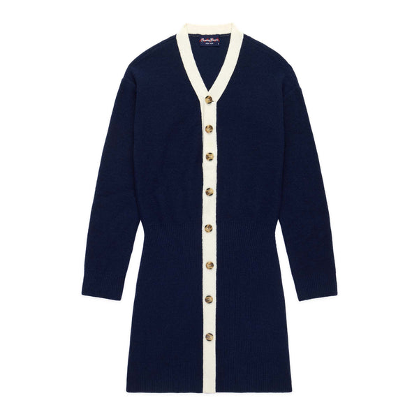 rowing blazers Women's Cardigan Sweater Dress Navy