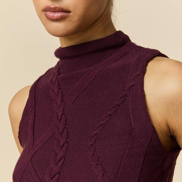 Rowing Blazers Women's Cotton Cable Tank Wine