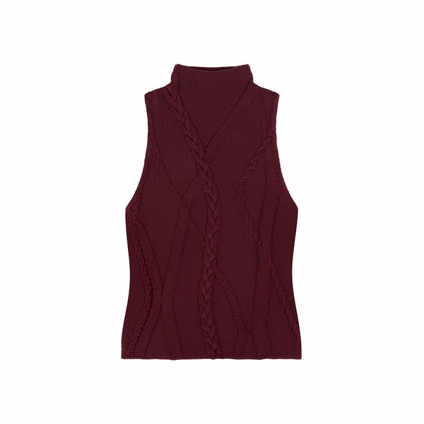 rowing blazers Women's Cotton Cable Tank Wine