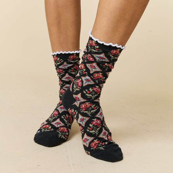 Rowing Blazers Women's Floral Socks Fall Floral