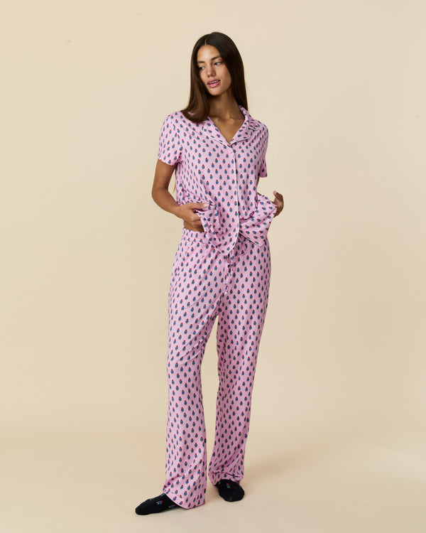 Rowing Blazers Women's Paddington Pajama Set Pink