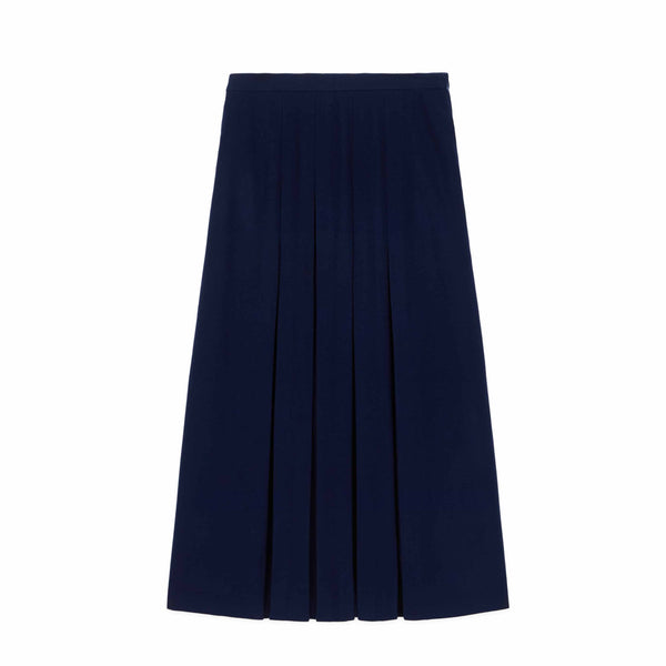 rowing blazers Women's Pleated Midi Skirt Navy