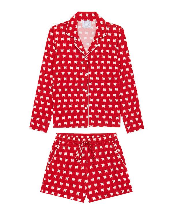 Rowing Blazers Women's Sheep Pajama Set Diana Red