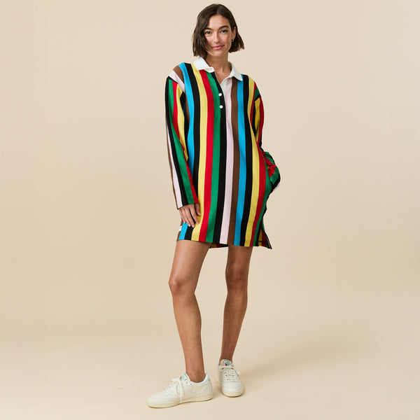 Rowing Blazers Women's Stripe Rugby Dress Croquet