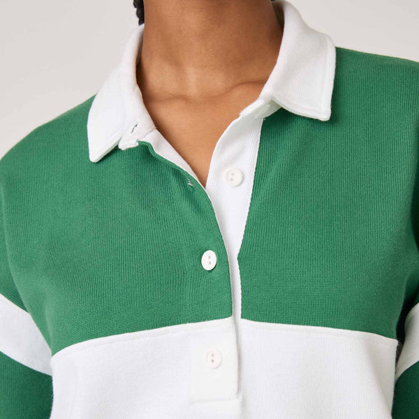 Rowing Blazers Women's Stripe Rugby Dress Green