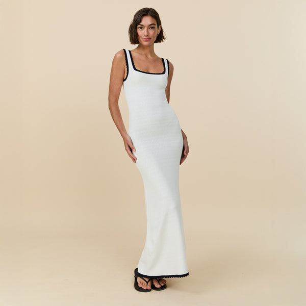 Rowing Blazers Women's Tank Knit Dress White