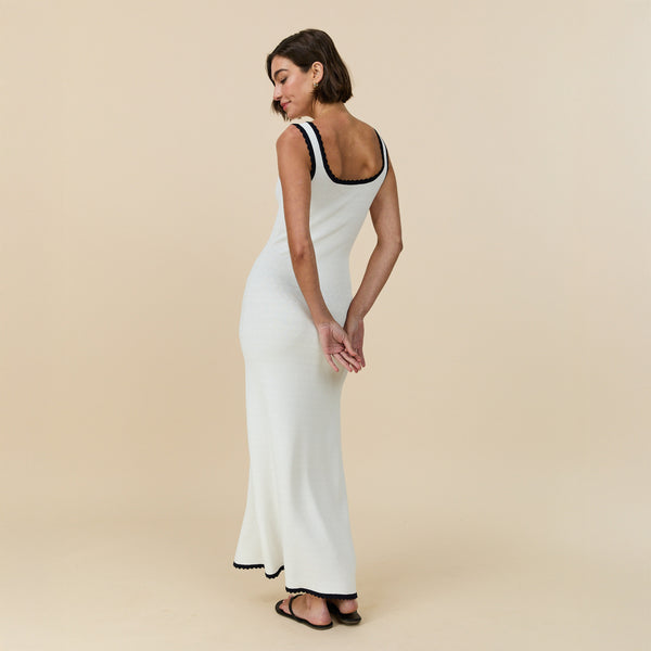 Rowing Blazers Women's Tank Knit Dress White