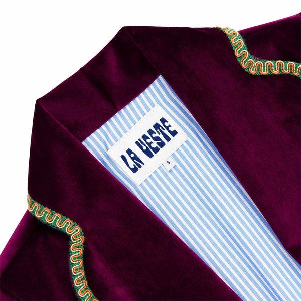 Rowing Blazers Women's Velvet Hill Blazer Purple