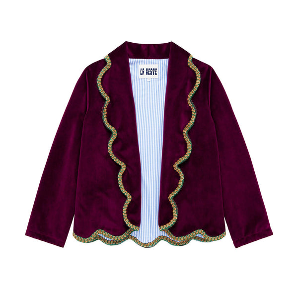 rowing blazers Women's Velvet Hill Blazer Purple