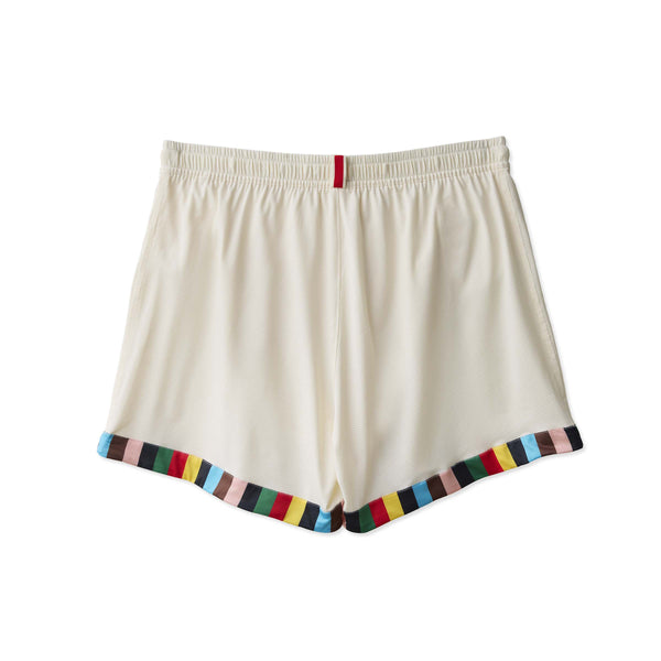 Rowing Blazers Tracksmith Men's Grand Shorts Ivory/Multi