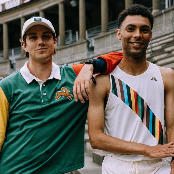 Rowing Blazers Tracksmith Men's Singlet Ivory/Multi