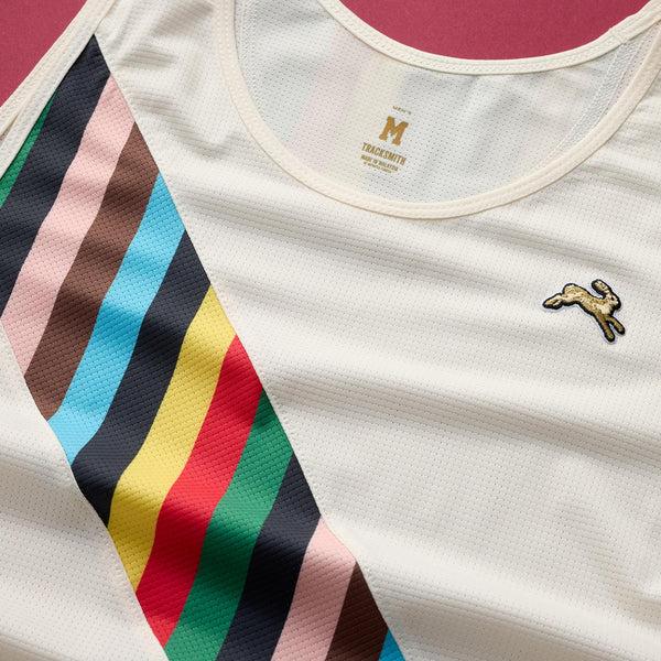 Rowing Blazers Tracksmith Men's Singlet Ivory/Multi