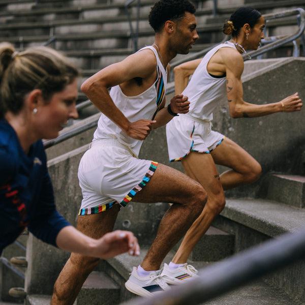 Rowing Blazers Tracksmith Men's Singlet Ivory/Multi