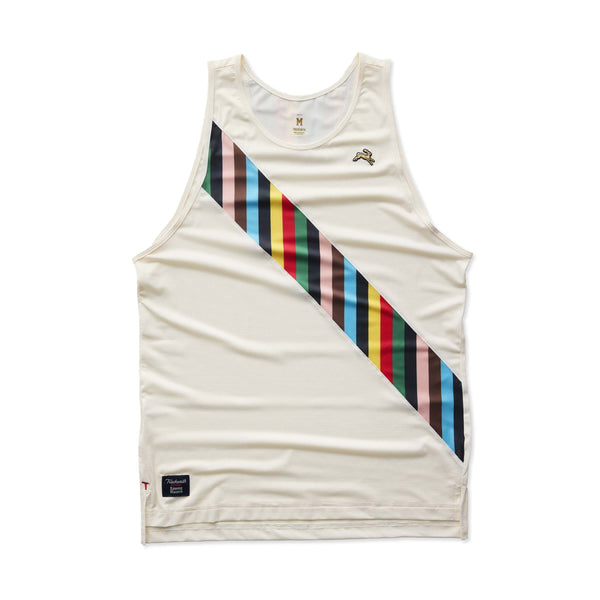 rowing blazers Tracksmith Men's Singlet Ivory/Multi