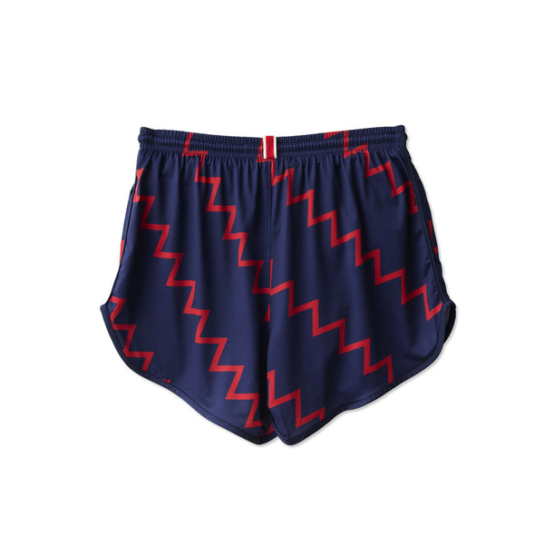 Rowing Blazers Tracksmith Women's Grand Shorts Navy/Red