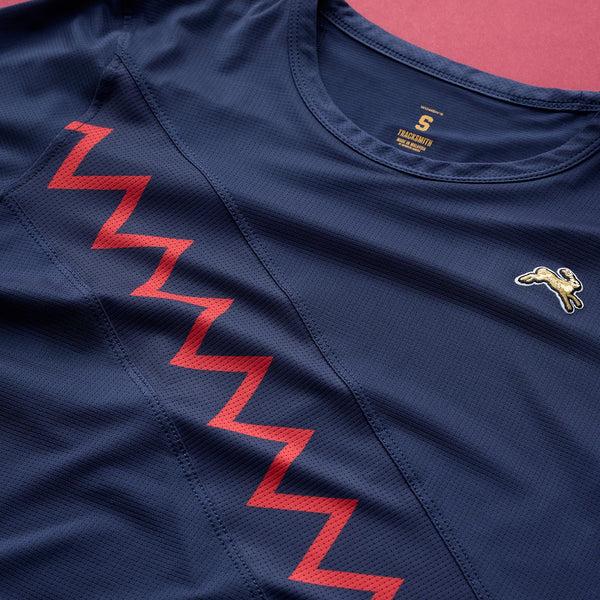 Rowing Blazers Tracksmith Women's Long Sleeve Navy/Red