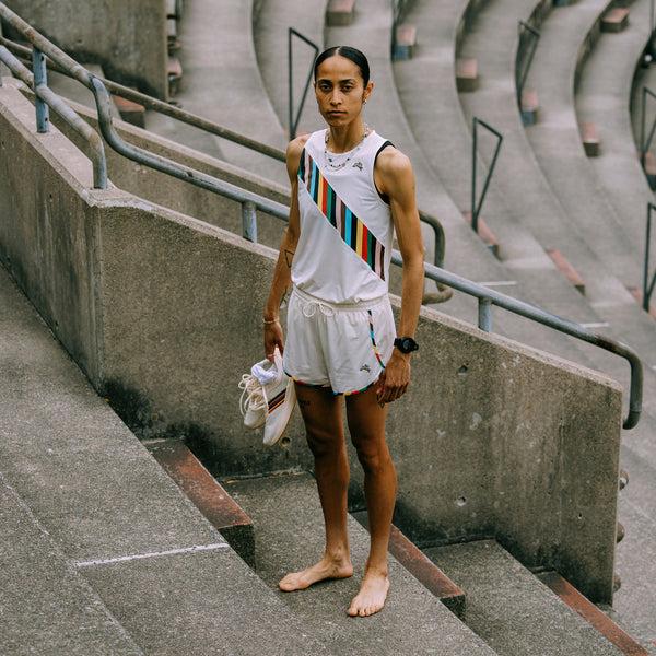 Rowing Blazers Tracksmith Women's Shorts Ivory/Multi