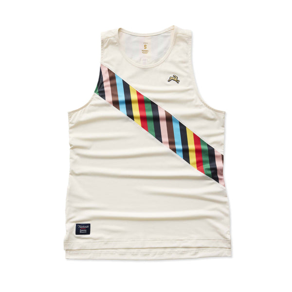 rowing blazers Tracksmith Women's Singlet Ivory/Multi