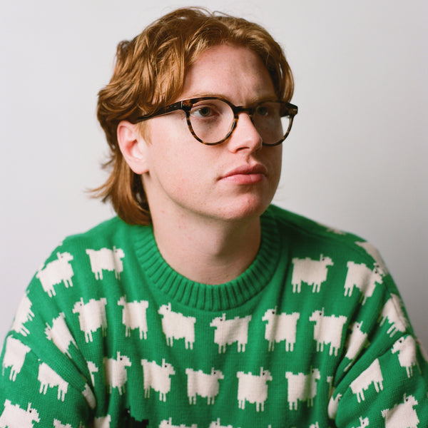 Rowing Blazers Warm & Wonderful Men's "Diana Edition" Cotton Sheep Sweater