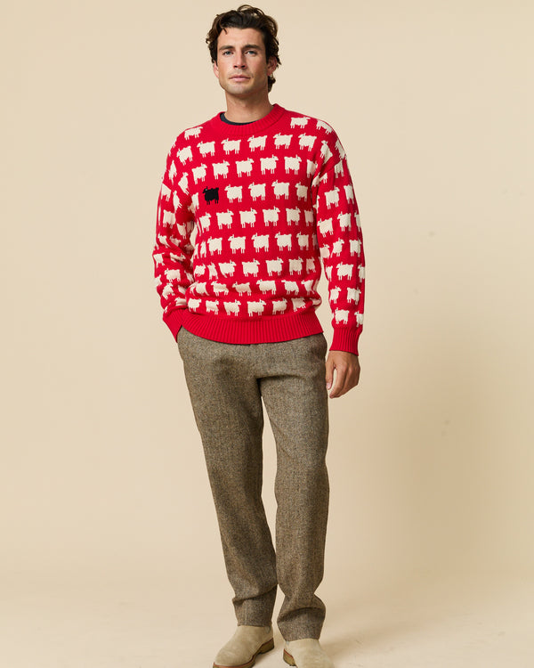 Rowing Blazers Warm & Wonderful Men's "Diana Edition" Cotton Sheep Sweater