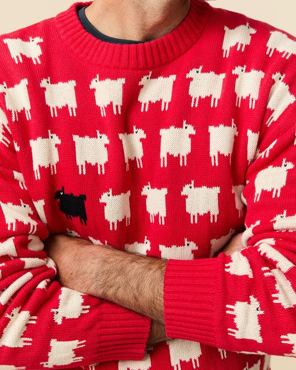 Rowing Blazers Warm & Wonderful Men's "Diana Edition" Cotton Sheep Sweater