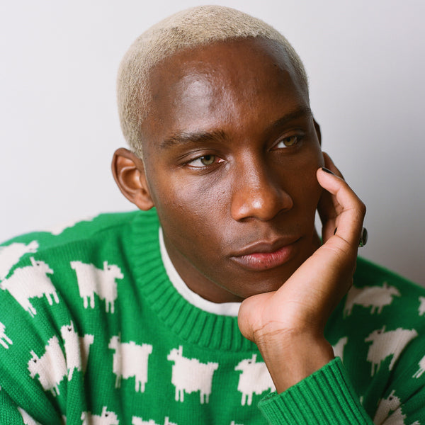 Rowing Blazers Warm & Wonderful Men's "Diana Edition" Cotton Sheep Sweater