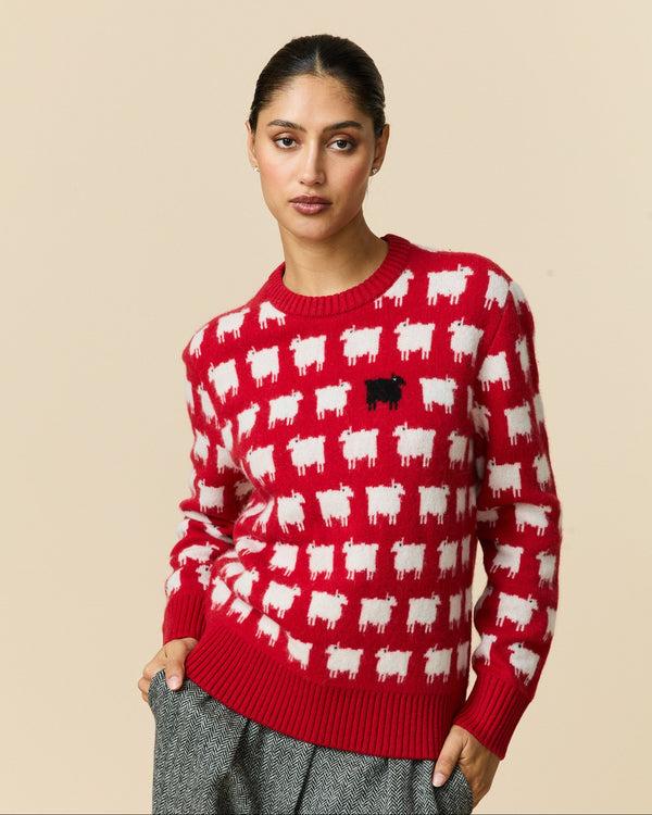 Rowing Blazers Warm & Wonderful Women's Wool "Diana Edition" Sheep Sweater