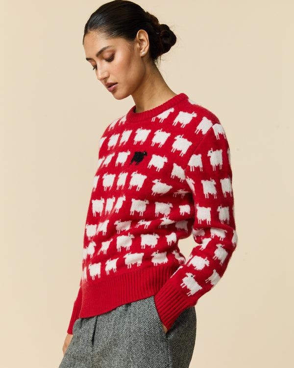 Rowing Blazers Warm & Wonderful Women's Wool "Diana Edition" Sheep Sweater