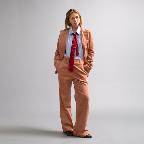 Rowing Blazers Women's Corduroy Straight Leg Pant Dusty Rose
