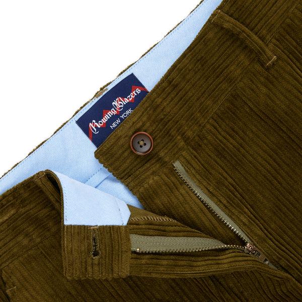 Rowing Blazers Women's Corduroy Straight Leg Pant Hunter Green