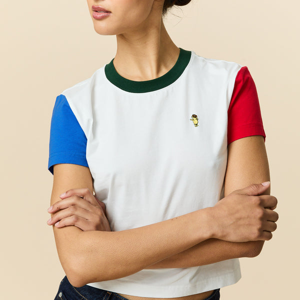 Rowing Blazers Women's Cotton Giddyup Pooh Tee White
