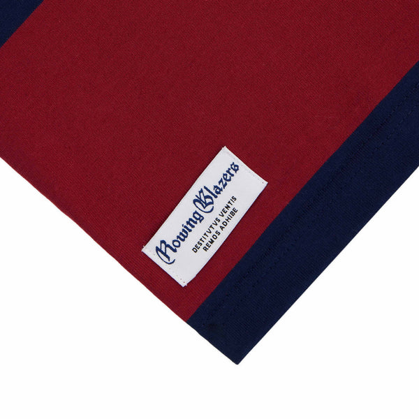 Rowing Blazers Women's Cotton Stripe Rugby Dress Navy Burgundy