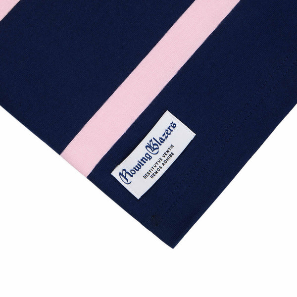 Rowing Blazers Women's Cotton Stripe Rugby Dress Pink And Navy