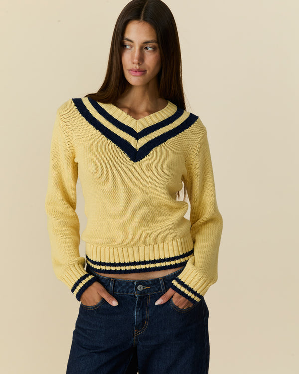 Rowing Blazers Women's Cotton University V-Neck Sweater