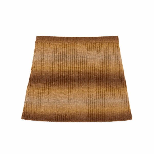 rowing blazers Women's Gradient Striped Skirt Brown Gradient