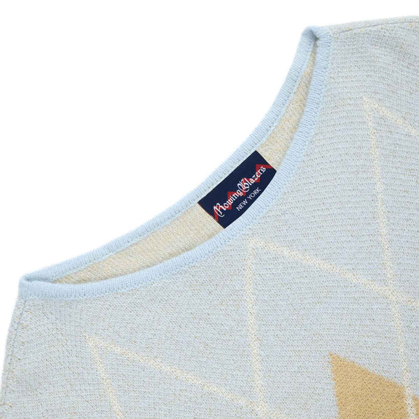 Rowing Blazers Women's Mohair Argyle Long Sleeve Top