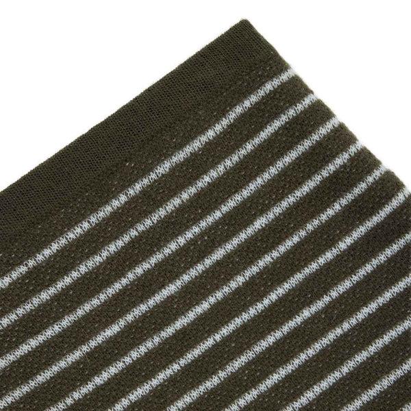 Rowing Blazers Women's Mohair Stripe Maxi Skirt Olive Green