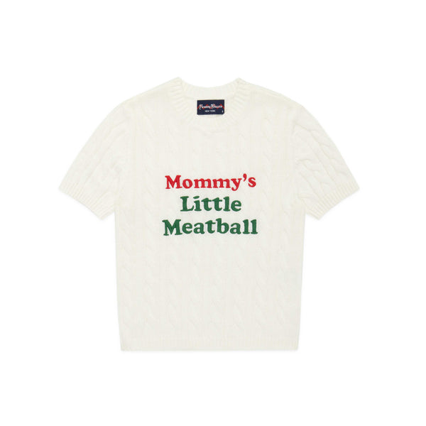 rowing blazers Women's Mommy's Little Meatball Sweater Tee White