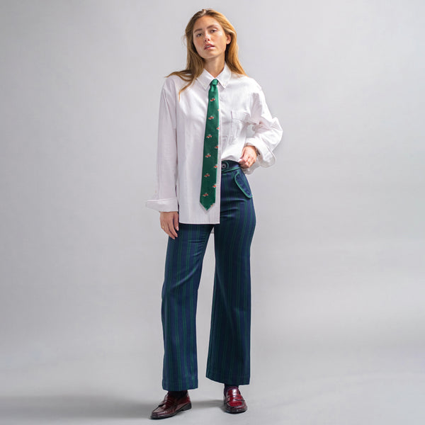 Rowing Blazers Women's Oversized Oxford Shirt White