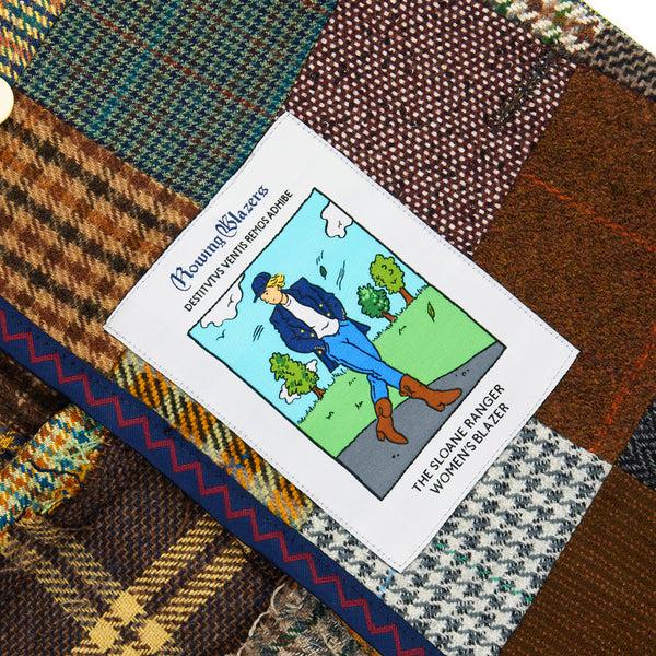 Rowing Blazers Women's Patchwork Tweed Diana Jacket