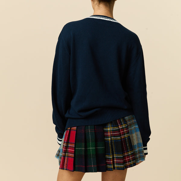 Rowing Blazers Women's Wool Cocktail Pleated Mini Skirt Holiday Tartan