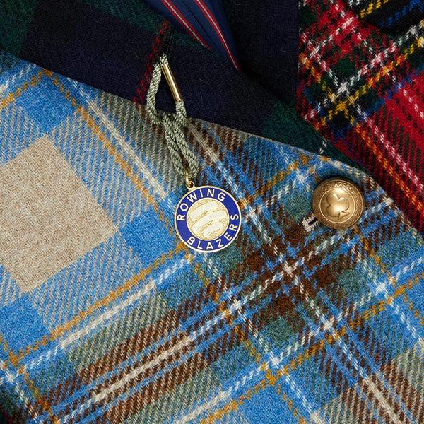 Rowing Blazers Women's Wool Marge Cocktail Blazer Holiday Tartan