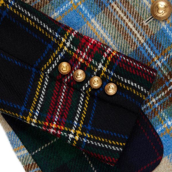 Rowing Blazers Women's Wool Marge Cocktail Blazer Holiday Tartan