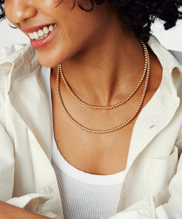 roxanne assoulin Gold Baby Bead Necklace