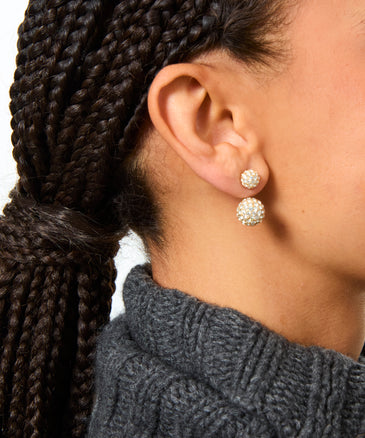 Roxanne Assoulin The Floating Pavé Ball Earrings