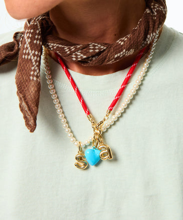 roxanne assoulin The Happy Cord Charm Necklace Duo