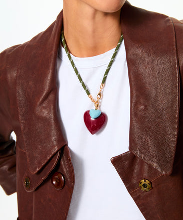 roxanne assoulin The Happy Cord Charm Necklace