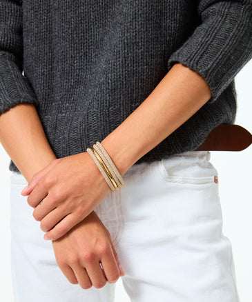 roxanne assoulin The Pavé Tubular Bracelet